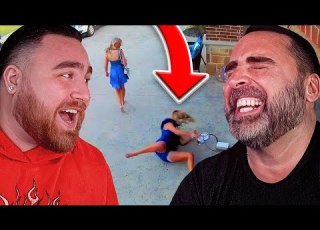  WE COULDN T STOP LAUGHING LosPollosTV And Dad React To More Security Camera Fails