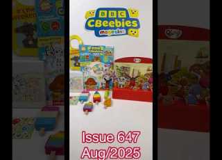 CBeebies Magazine Issue 647 Aug 2025 With Mega Play Pack