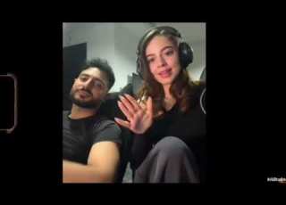  Bessan Ismail X Fouad Jned نجمة كواليس بيسان اسماعيل و فؤاد جنيد بالاستوديو