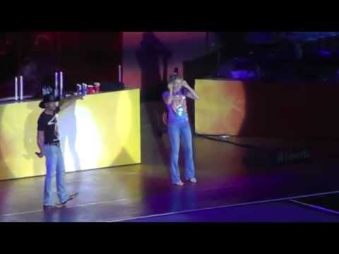 Faith Hill Chokes Up Singing I Need You To Tim McGraw