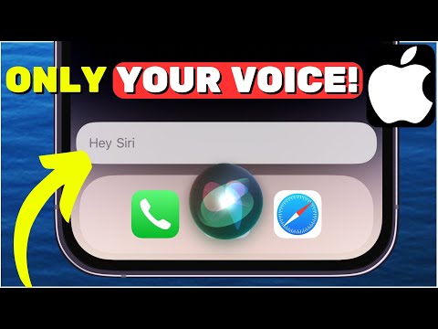 How To Set Siri Only For My Voice