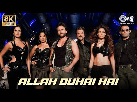 8K Remastered Allah Duhai Hai Race Saanson Ki Katrina Kaif Saif Ali Bipasha Race Song