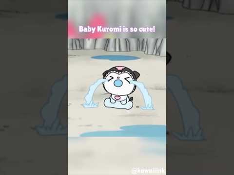 Baby Kuromi Don T Cry Shorts Sanrio Cute Kuromi Mymelody