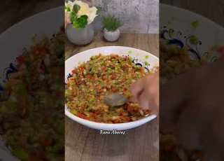  اطيب باباغنوج بطريقه جدا سهلة و لذيذة