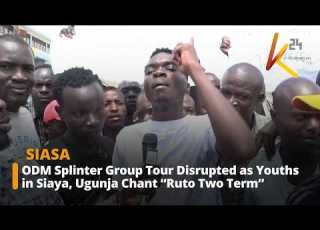 ODM Splinter Group Tour Disrupted As Youths In Siaya Ugunja Chant Ruto Two Term