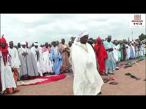 EID MUBARAK SALLAH CELEBRATION IN KUNINI TOWN OF TARABA STATE NIGERIA WEST AFRICA ADAMAZI TV