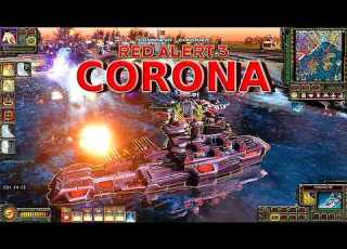 Red Alert 3 Corona MOD Soviet In 4v4 MAP SET Mass Income Just For The CRATE To Gatcha NEW UNITS