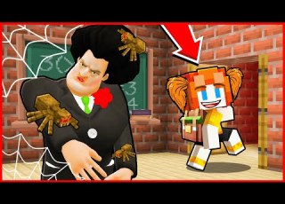 KEREM KOMİSERİN KIZI KORKUNÇ ÖĞRETMENİ DELİRTTİ Minecraft