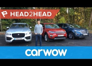 Jaguar F Pace Vs Land Rover Discovery Sport Vs Ford Edge 2017 Review Head2Head