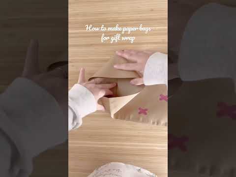 An Easy Way To Make Paper Bags For Wrapping Plush Toys And Other Odd Shaped Things Giftwrapping
