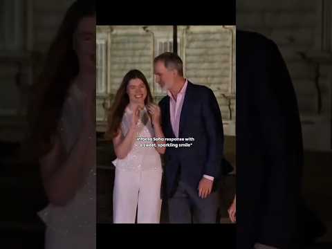Infanta Sofia And King Felipe