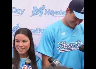 Ann Michael Maye Describes Her HS Athletic Career As Drake Maye Hypes Her Up In The Background