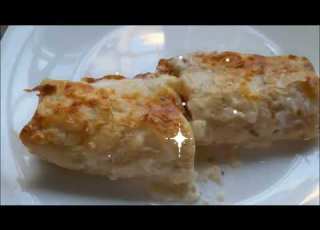 كراتان كريب مالح بصوص بولونيز وصلصة البيشاميل اللذيذة Gratin Crêpes Salées