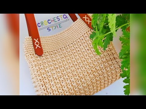 كروشيه شنطه كتف واسعه من الداخل Bag Crochet Tas Rajutan Bolsa De Ganchillo Túi Móc Tas Rajutan