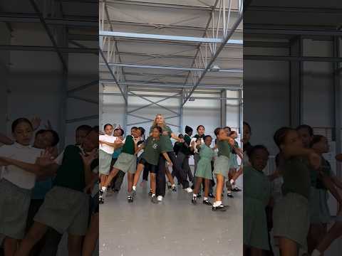 Dancing With South African Students Mnike Amapiano Kids Dance Viral Africa Isabellafro