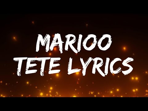 Marioo Tete Official Lyrics Video