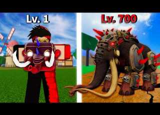 Blox Fruits Noob To Pro With Mammoth