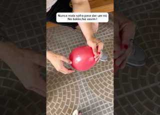 Nunca Mais Sofra Para Dar Um Nó No Balão Faz Assim Shorts Dicas