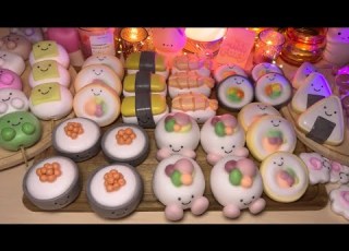  Wax Vs Nail Polish Cracking Sushi Jellycats Crunchy Satisfying ASMR 4K