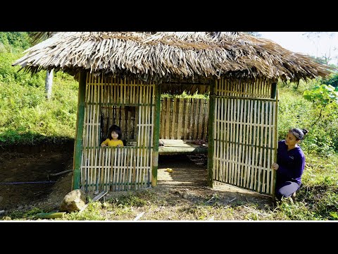 Full Video 120 Days Journey Of A Single Mother Moving To A New Place Building A Bamboo House