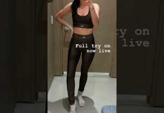 Alo Yoga Espresso Try On Alo Aloyoga Espressobysabrina Esso