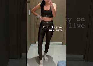 Alo Yoga Espresso Try On Alo Aloyoga Espressobysabrina Esso