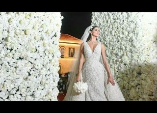 حفل زفاف ملكة جمال الولايات المتحدة الأمريكية ريما فقيه في لبنان مليئ بالنجوم