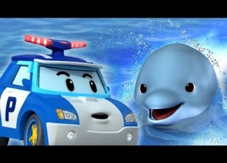 My Animal Friends POLI 2 Hour Compilation Protect The Dolphins Safety Episodes Robocar POLI TV