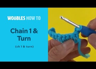 How To Move Up To The Next Row With A Turning Chain In Crochet