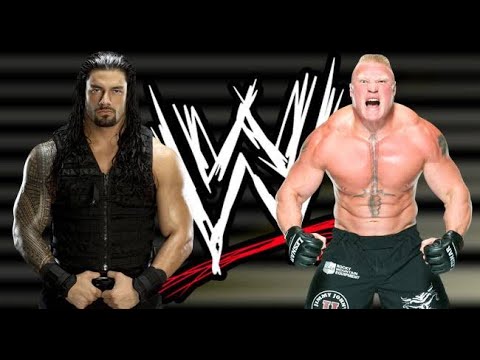 مباراة القفص بين بروك ليسنر و رومان رينز