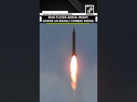 Iran State Media Releases Footage Of Missiles Claiming To Have Downed Israeli American Combat Drone