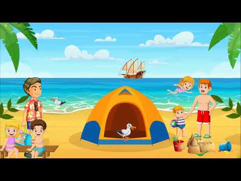 ЛЯТО НА МОРЕ детска песничка
