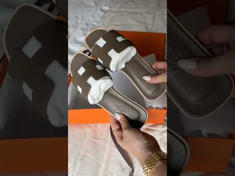 Hermes Oran Sandals Unboxing Luxurylifestyle Luxuryunboxing Designershoes Hermeslover