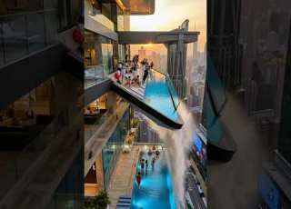 Infinity Pool Rooftop Collapses From Skyscraper In Structural Failure