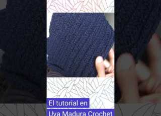 CUELLO Con CAPUCHA Tejido A CROCHET El Tutorial En Uva Madura Crochet