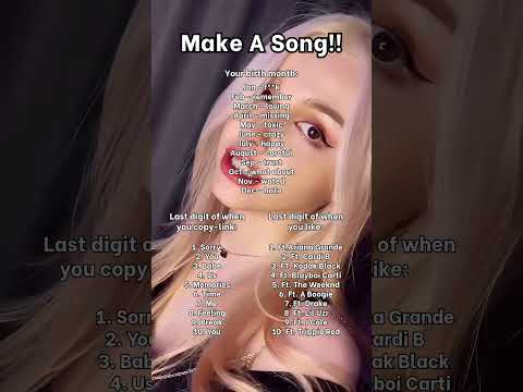 Make A Song With These 3 Words Challenge