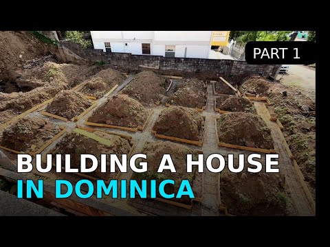 Building My House In Dominica Part 1 Start Of The Foundation Timelapse