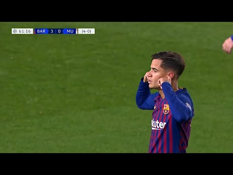 All Of Coutinho S Goals With Barcelona With Arabic Commentary In HD