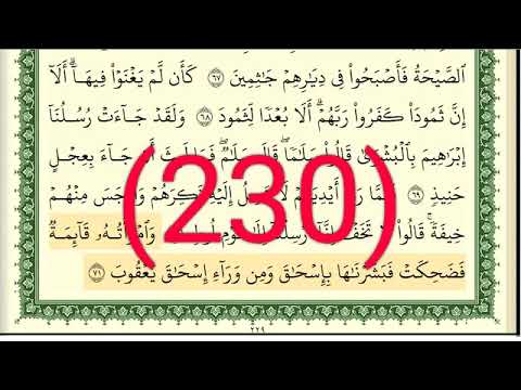 سورة هود رقم الصفحة 230 مجود بصوت القارئ الشيخ أيمن سويد حفظه الله