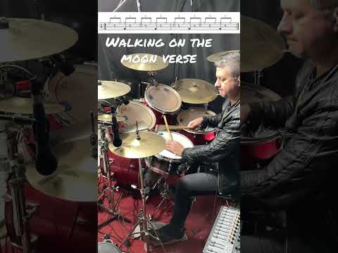 Walking On The Moon Verse Drum Rhythm