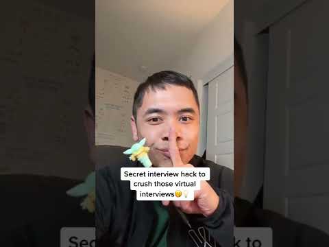 Secret Job Interview Hack To Crush Those Virtual Interviews SHORTS