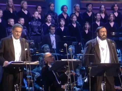 Luciano Pavarotti And Placido Domingo O Holy Night Cantique De Noel Christmas Vienna 1999
