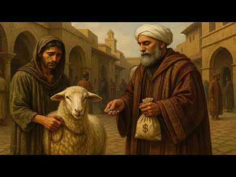 قصة الشاب الفقير الذي دخل السوق ليبيع نعجته الوحيدة فعاد وهو يملك كل شيء