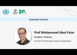 Dr LEE Jong Wook Memorial Prize For Public Health 2026 Pr Mohammad Abul Faiz