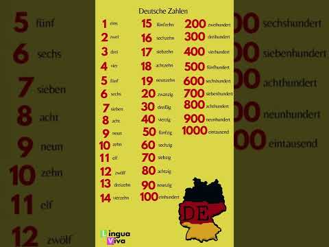 Numbers In German