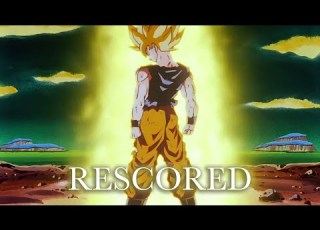  Dragon Ball Z Goku Transforms Into SSJ RESCORED By Gladius