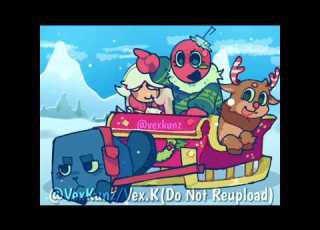 Ho Ho Ho No Dandy World Christmas Toon Alightmotion Animation Dandysworld Event Christmas