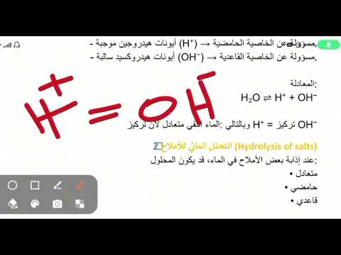 شرح اصعب جزء في الدرس الثاني علوم متكامله الاتزان الايوني للماء 2026