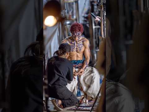 تصوير الفيلم الواقعي لانمي قاتل الشياطين القلعة اللانهائية قاتل الشياطين Demonslayer Memes تحشيش