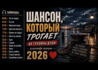 Шансон который трогает до глубины души Душевный сборник 2026